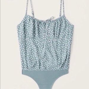 Abercrombie & Fitch polka dot thong bodysuit